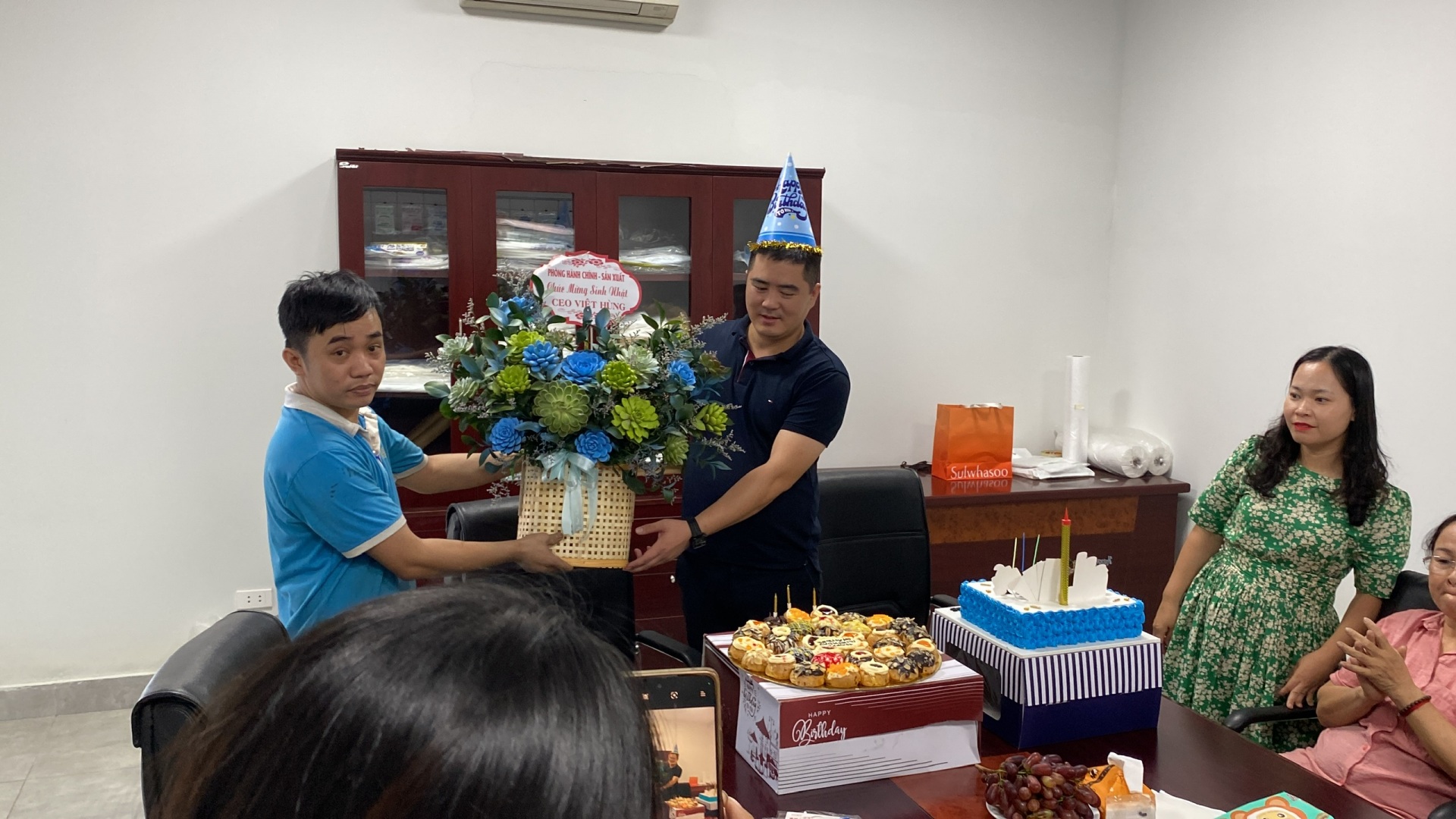 Birthday Decoration with Product Wall