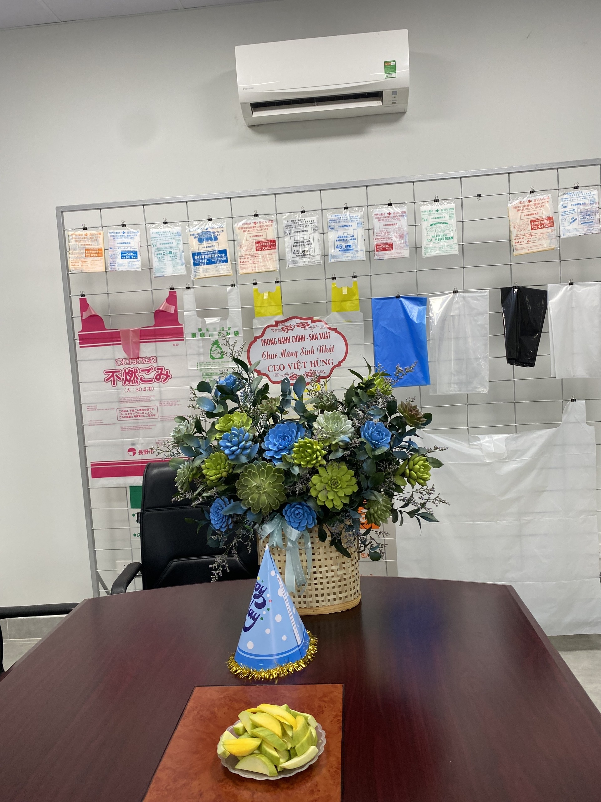 CEO Birthday Celebration - Flower Giving